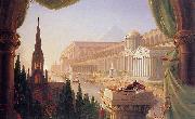 Thomas Cole The dream of the architect oil